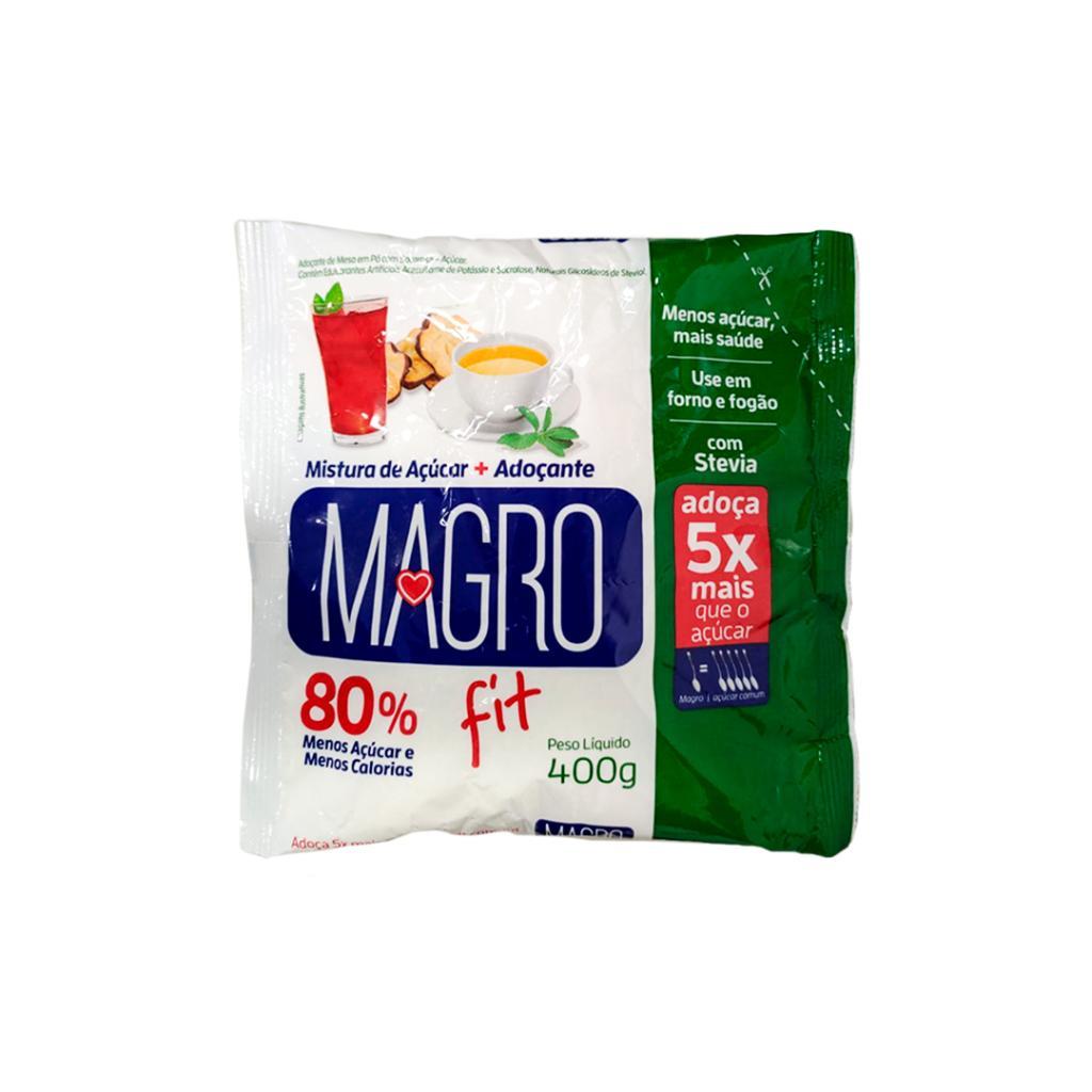 Açúcar light em Pó com Stevia 400g - Magro