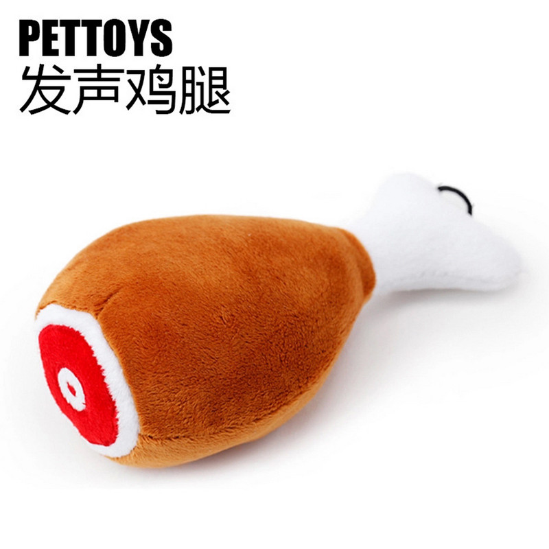 Brinquedos para animais de estimação pequenos pernas de frango de tamanho médio provocando brinquedos para animais de es