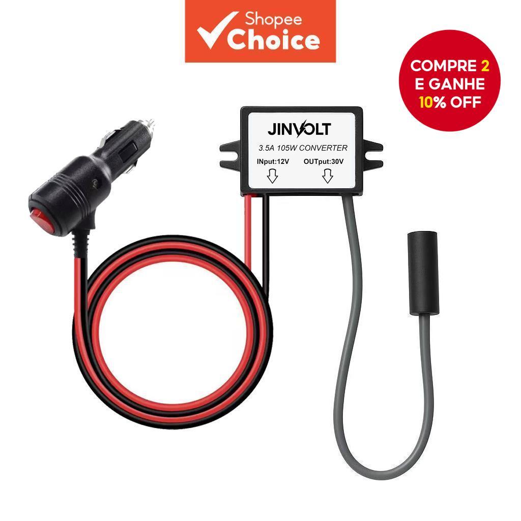 Mini Adaptador de Carro 12V para 30V 3.5A de Saída DC é adequado para Conversor de Fonte de Alimentação Protetor de em Oferta na Shopee