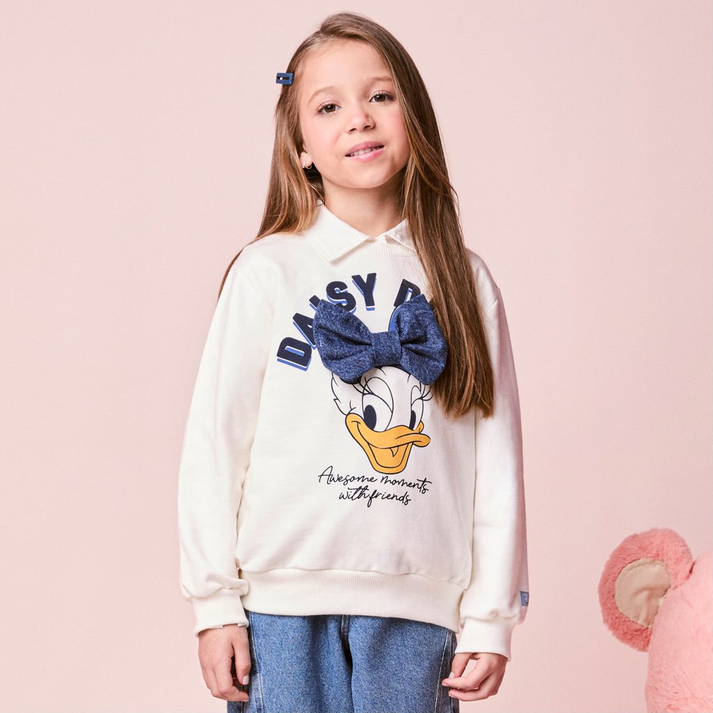 Blusão Margaria Laço Jeans Momi - H6754
