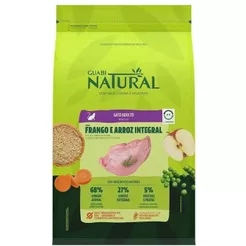 Ração Gato Adulto Guabi Natural Frango Arroz Integral 7,5kg