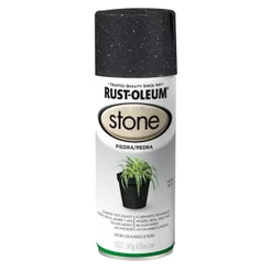 Tinta Spray Stone Efeito Pedra Preto Rust Oleum