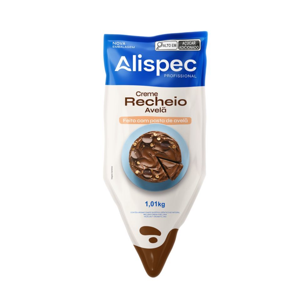 Recheio Creme de Avelã 1,01kg Alispec