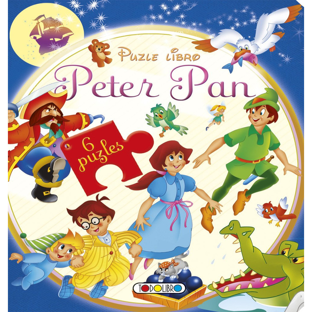 Puzle Libro Peter Pan autor TODOLIBRO
