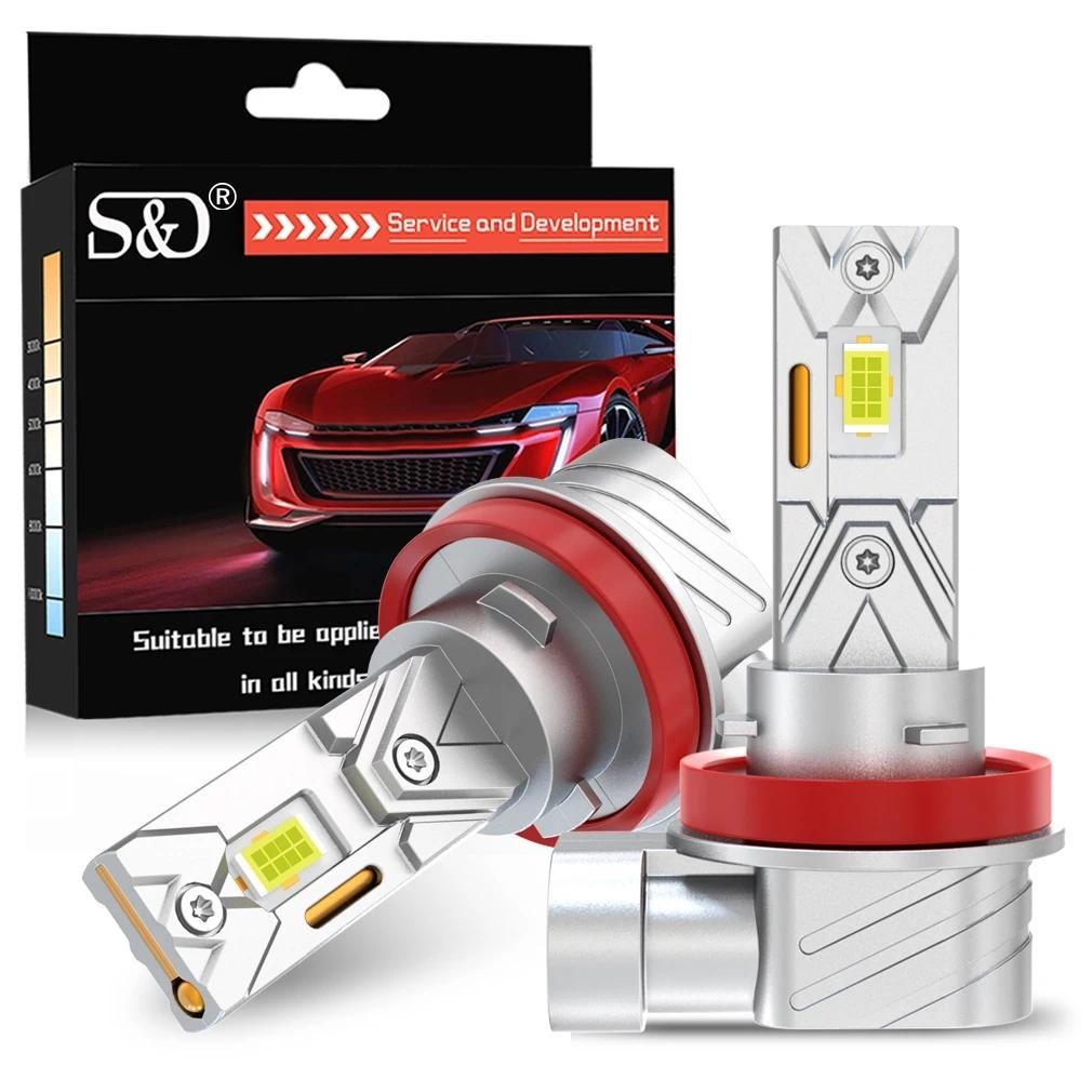 22000LM H8 H9 H11 H16JP LED Farol 120W Super Brilhante 6500K Canbus 9005 HB3 9006 HB4 Lâmpada 3570 CSP 12V