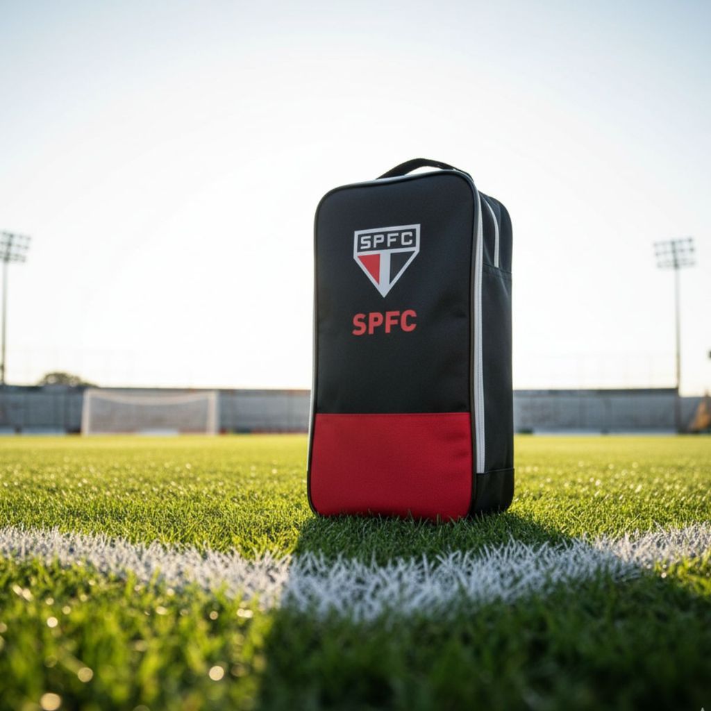 Bolsa Porta Chuteira Oficial São Paulo FC Preto em Oferta na Shopee