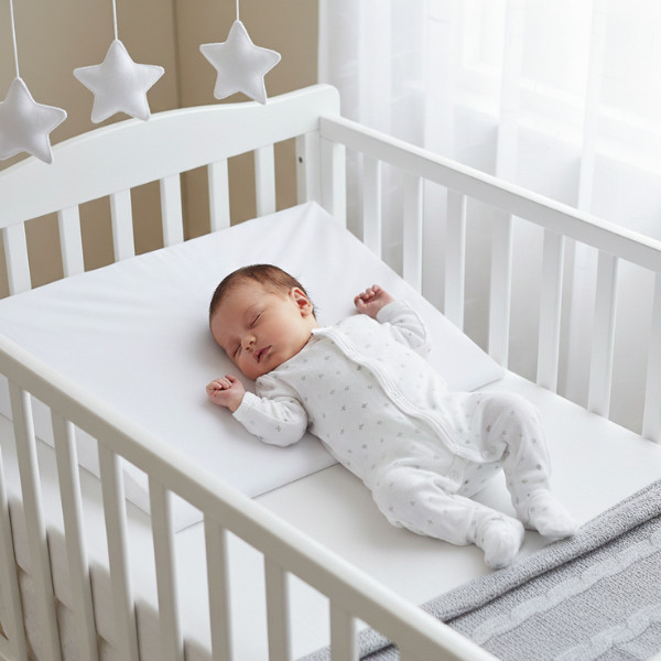 Travesseiro Antirrefluxo de Berço Bebê Grande 60cm Espuma Anatômica Capa Removível Lavável Conforto em Oferta na Shopee