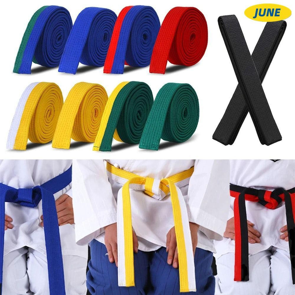 Junho 1 Pcs Judo Karate Ranking Cintura , TKD Aikido Uniforme Poliéster Algodão Cinto De Taekwondo , Fácil Fixação