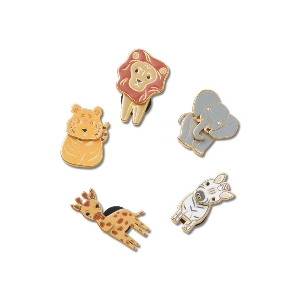 Jibbitz™ Safari Dourado Pack com 5 Peças Único em Oferta na Shopee