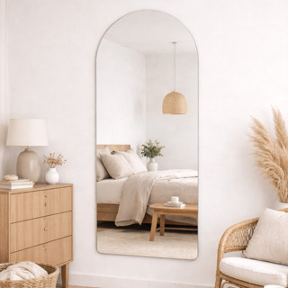 Espelho Madri Oval 50x120 Decorativo Luxo Parede Sala Quarto Hall em Oferta na Shopee