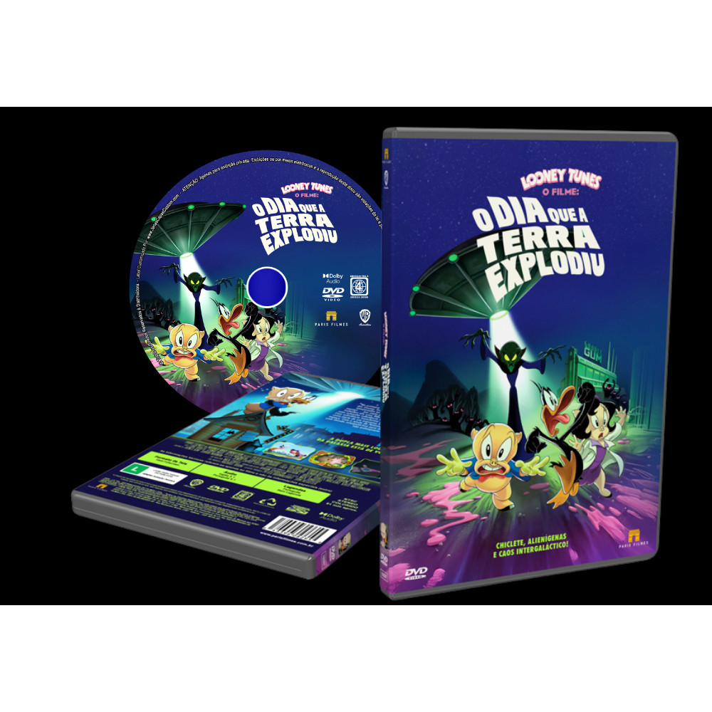 Looney Tunes - O Filme - O Dia Que A Terra Explodiu (2025) DVD Dublado e Legendado