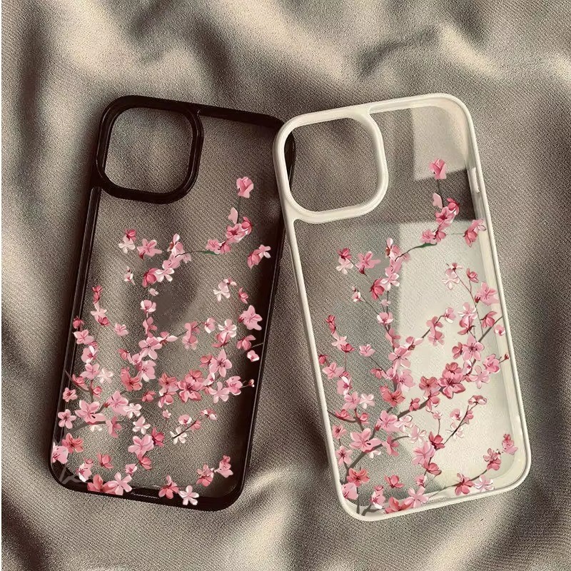 Flor De Cerejeira Floral Caso De Telefone Para Samsung S26 S24 S25 Ultra S24 S23 FE S23 S22 S21 Plus S20 S21 Capa À Prov