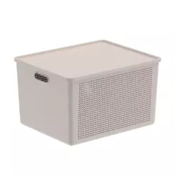 Cesto Organizador Multiuso Flow 32 Litros com Tampa CFW555 - Ou