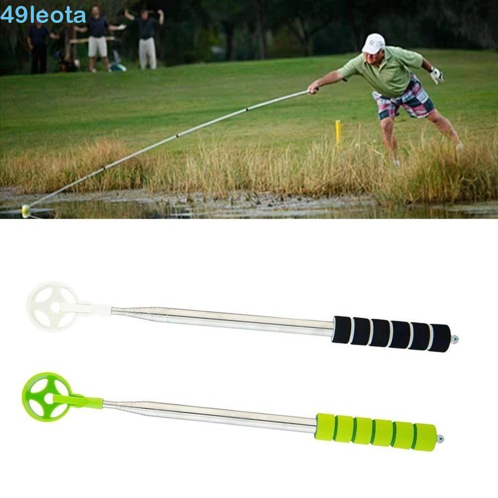 LEOTA Recuperador Telescópico De Bola De Golfe , Ferramenta Extensível De Coleta De Dois Lados , Cabeça Arredondada