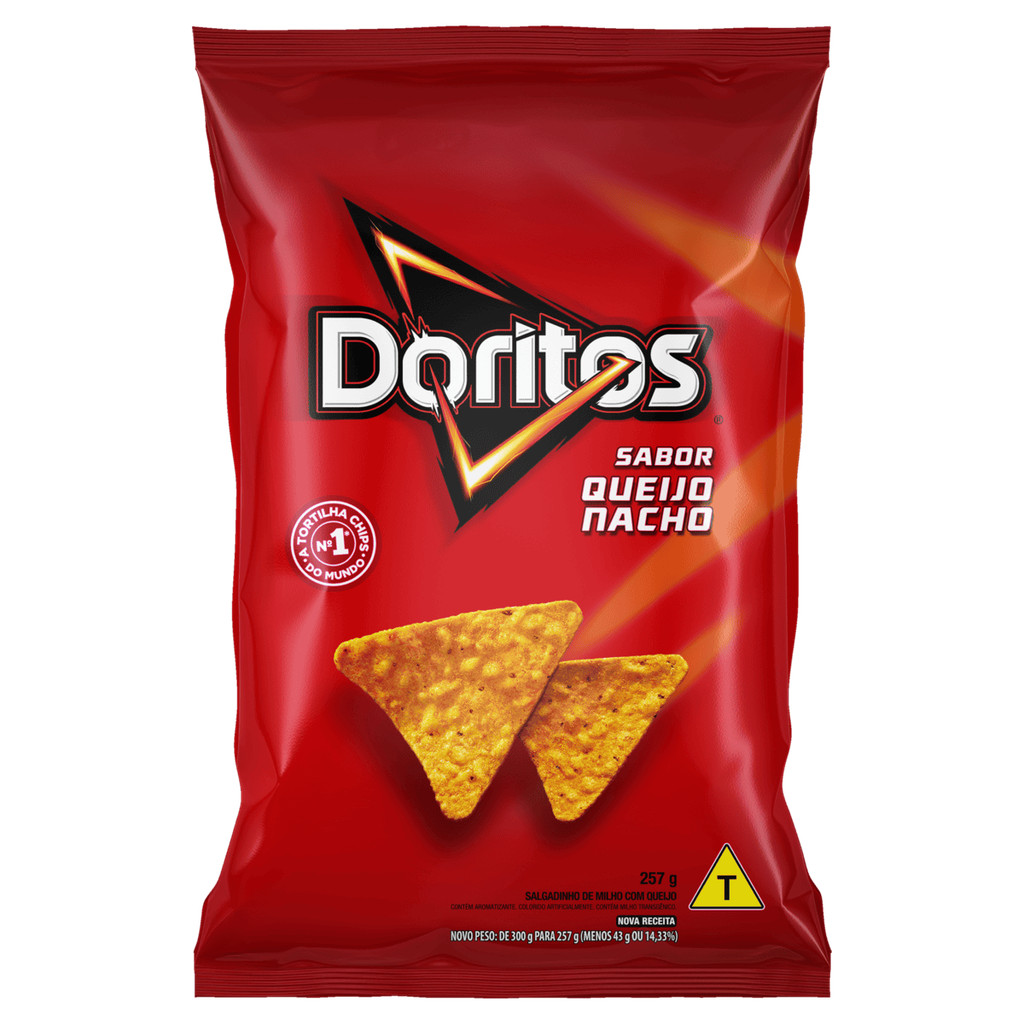Doritos Salgadinho Queijo Nacho Pacote 257g
