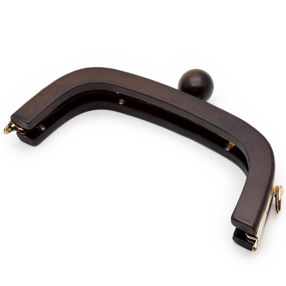 Fecho da Vovó Madeira e Metal BSTM21 Marrom 21cm - Botelho