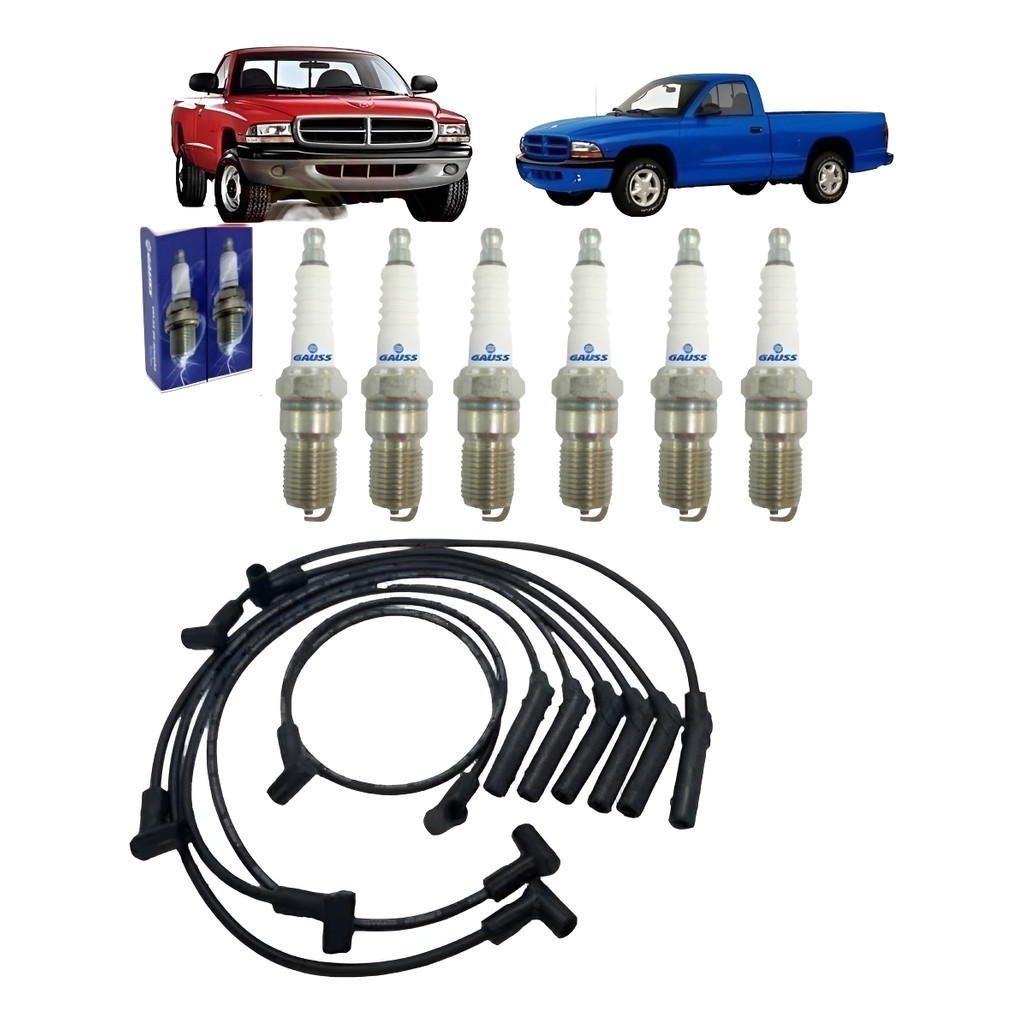 JOKER TEAM PEÇAS Kit Velas E Cabos Ignição Chrysler Dakota 3.9 V6 Mpi 99/01