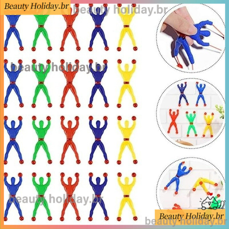 10-30 Boneco Ninja Que Gruda Na Parede Brinquedo Infantil Boneco Homem Aranha Geleca Para Crianças