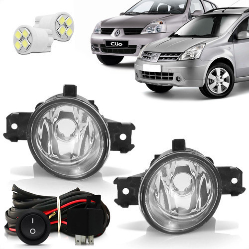 Kit Farol De Milha Neblina Livina 2009 2010 2011 2012 13 14