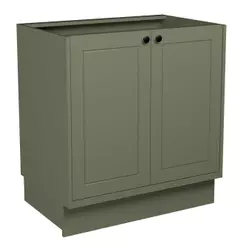 Balcão de Cozinha 2 Portas Herval Liz, Verde 80 cm