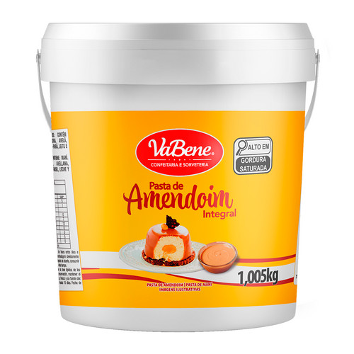 Pasta De Amendoim Integral 1,05kg Vabene