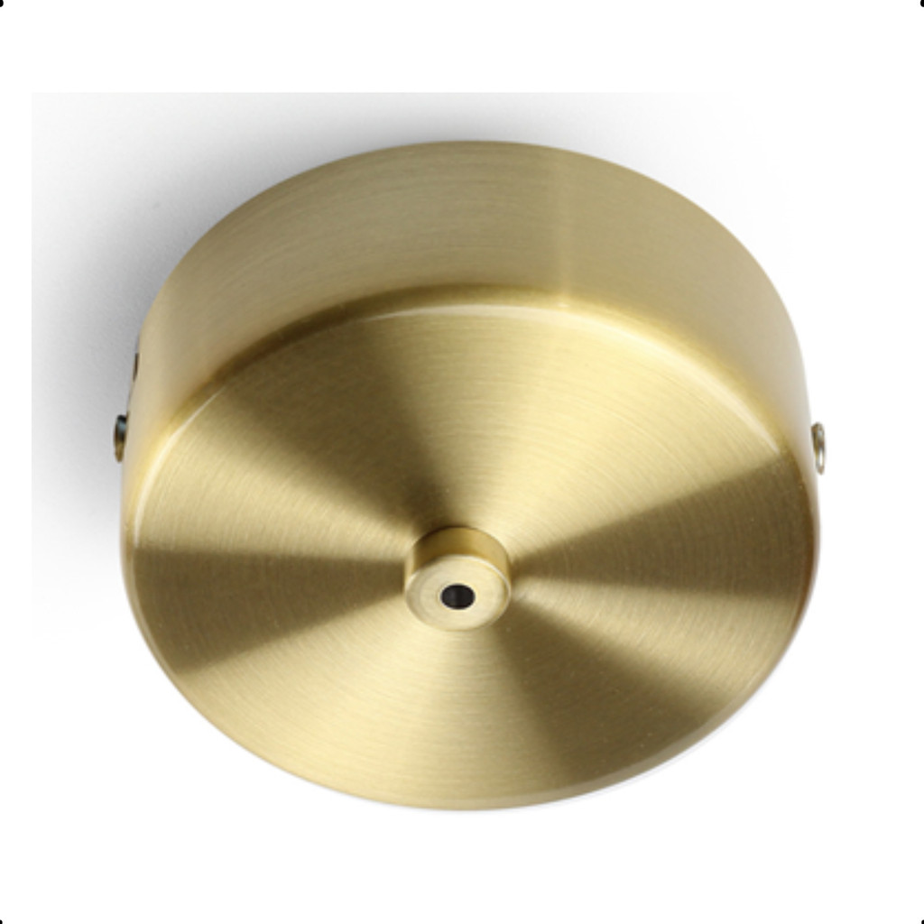 Canopla Sobrepor Dourado Polido 80MM  - 1109 - Spotline