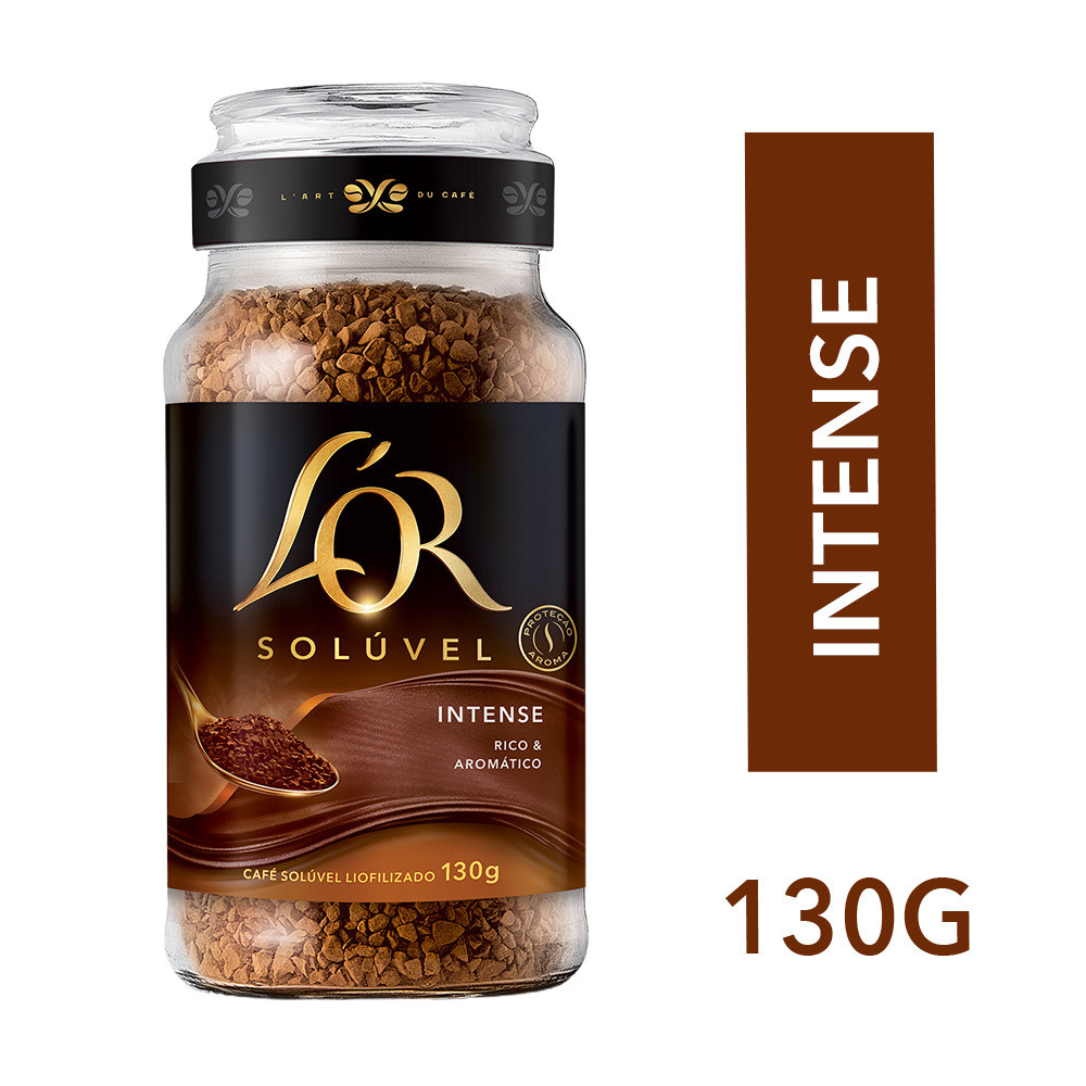 Café Solúvel L'OR Intense Vidro 130g em Oferta na Shopee