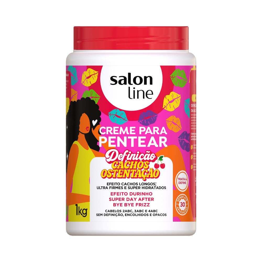 Creme de Pentear Salon Line Definição Cachos Ostentação 1kg