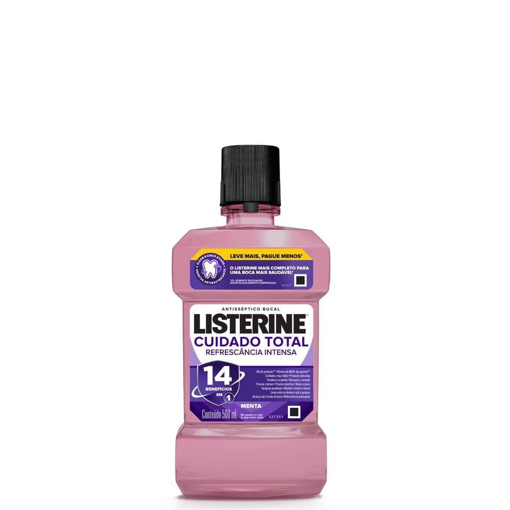 LISTERINE CUIDADO TOTAL 14 BENEFÍCIOS EM 1 ENXAGUANTE BUCAL, 500ML em Oferta na Shopee