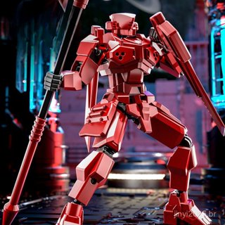 Boneco de Ação Lucky 13 Modelo Robô Brinquedo de Instalação de Articulação Móvel em Oferta na Shopee