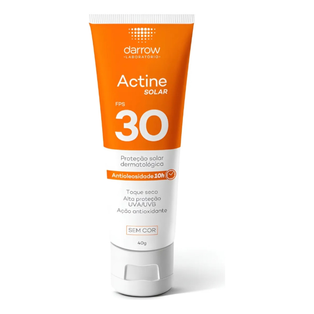 Protetor Solar Actine Fps30 Antioleosidade 40gr Darrow em Oferta na Shopee