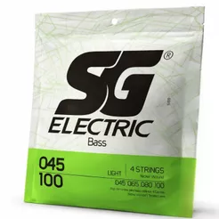 Encordoamento para Baixo 4 Cordas SG Strings Light .045