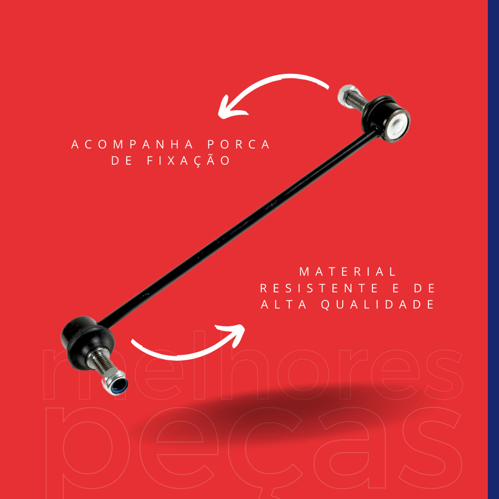 Detalhes do Par Bieleta Estabilizadora Peugeot 206 207 Citroen Aircross E C3