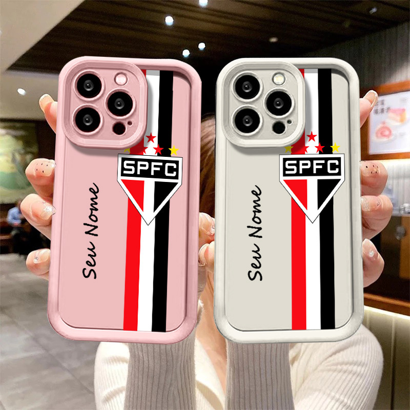 Capinha de personalizada Clube de Futebol SPFC para Xiaomi Redmi 12 13C note 12 