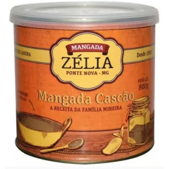 Mangada Cremosa Zélia 800g Lata