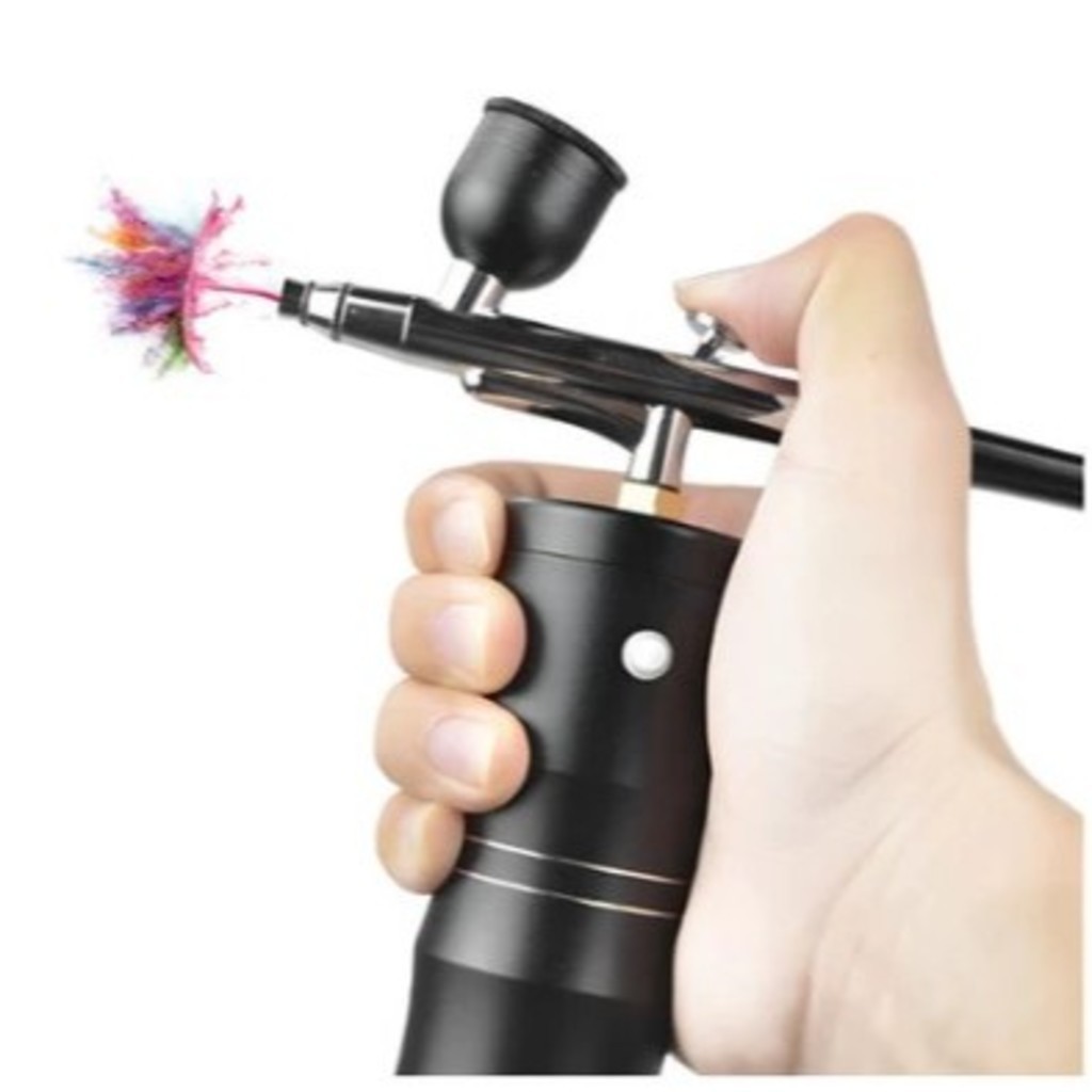 Aerógrafo Compressor Pratico e Portátil 900 mAh Sem fio Recarregável. em Oferta na Shopee