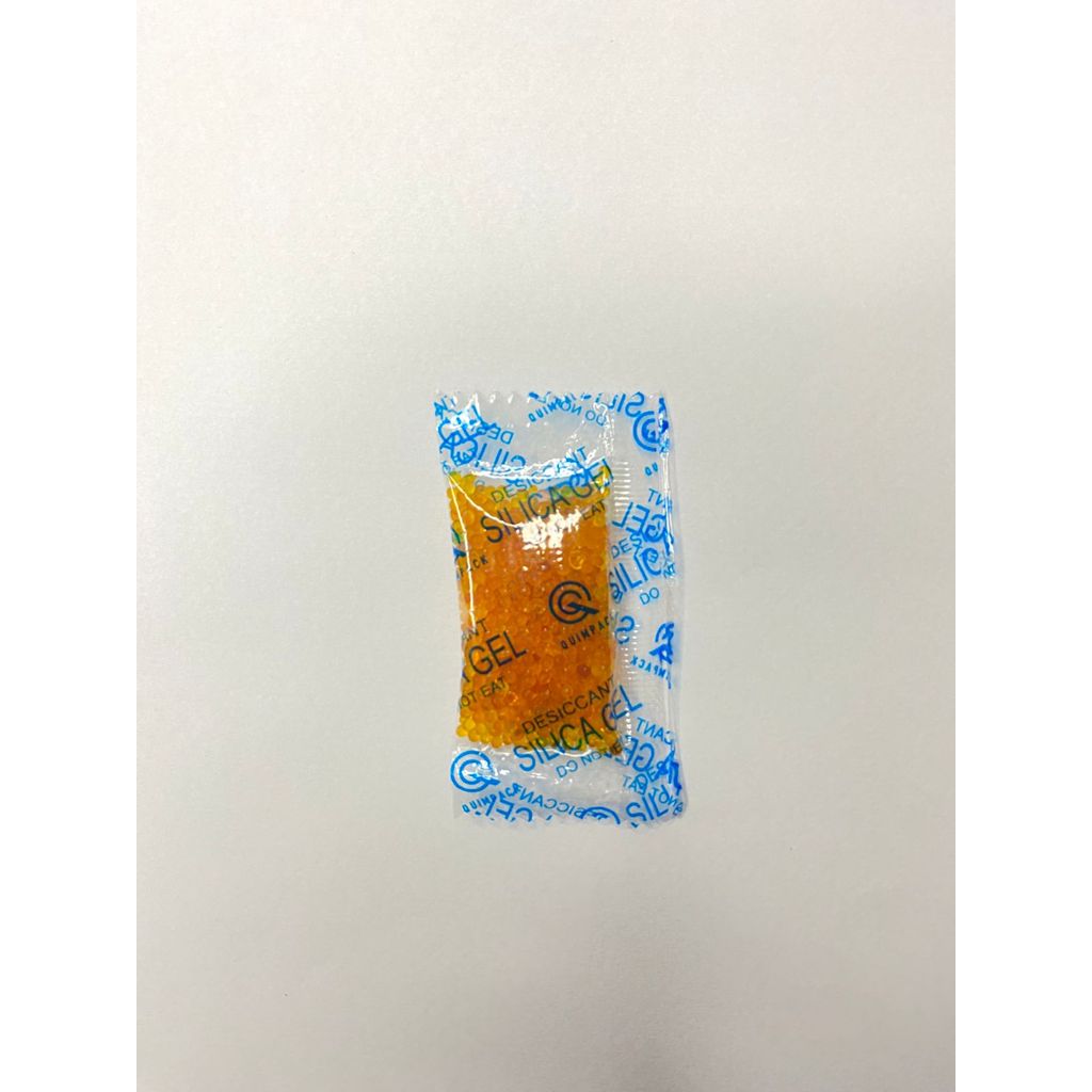 Sílica Gel laranja 1 a 3mm sachê em Filme BOPP 5g QUIMPACK - c/80