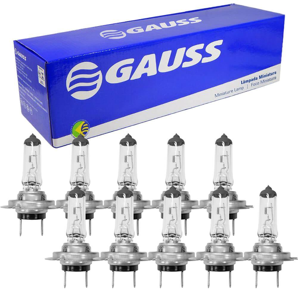 Kit 10 Lâmpada Amarela Halógena Hiodo H7 12V 55W PX26D em Oferta na Shopee