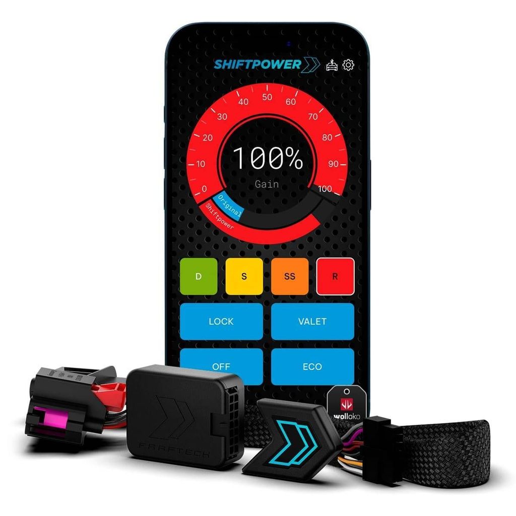 Detalhes do Shiftpower com Modo Eco Chip de Acelerador Bluetooth e App - CARROS FULL