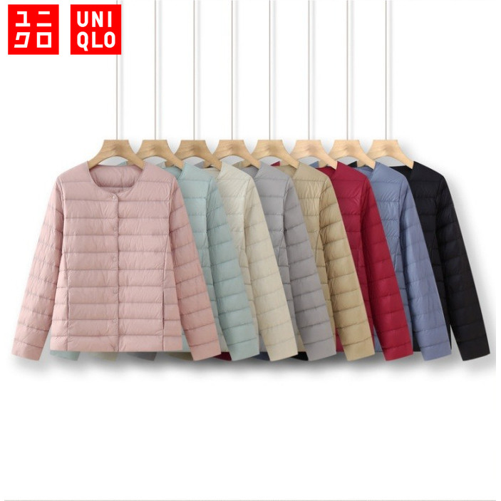 (13 Cores) UNIQLO Mulheres Jaquetas De Inverno Mantenha Leve Quente Para Baixo Jaquetas em Oferta na Shopee