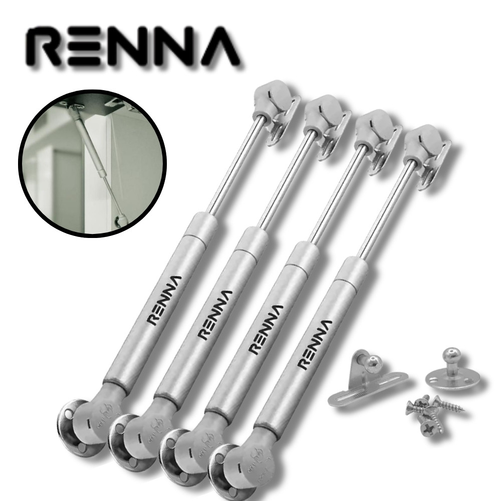 Pistão P/ Porta De Armário Abre P/ Cima Gás 40n A 150n Renna / HD em Oferta na Shopee