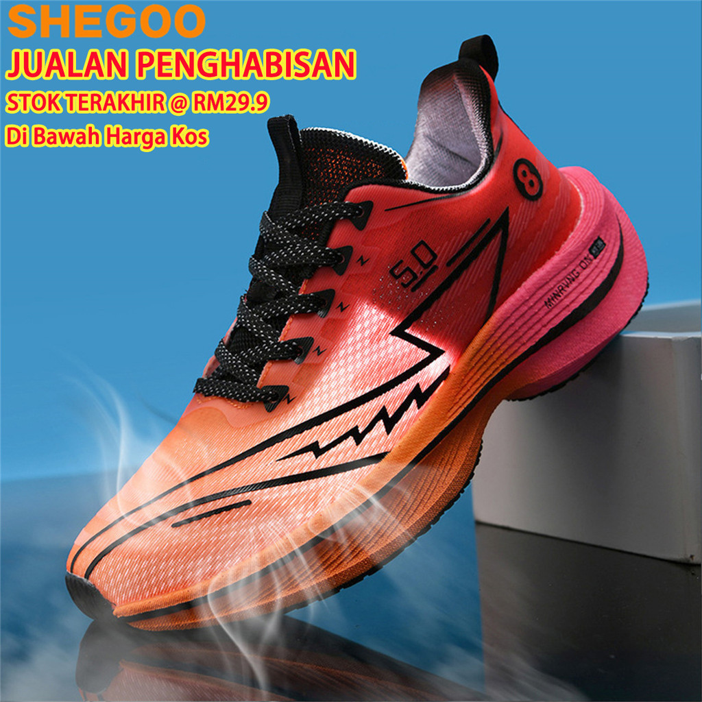 Kasut Jogging Lelaki Perempuan , Masculino Feminino Malha Tênis Esporte De Corrida , Antiderrapante À Prova De Choque Ul