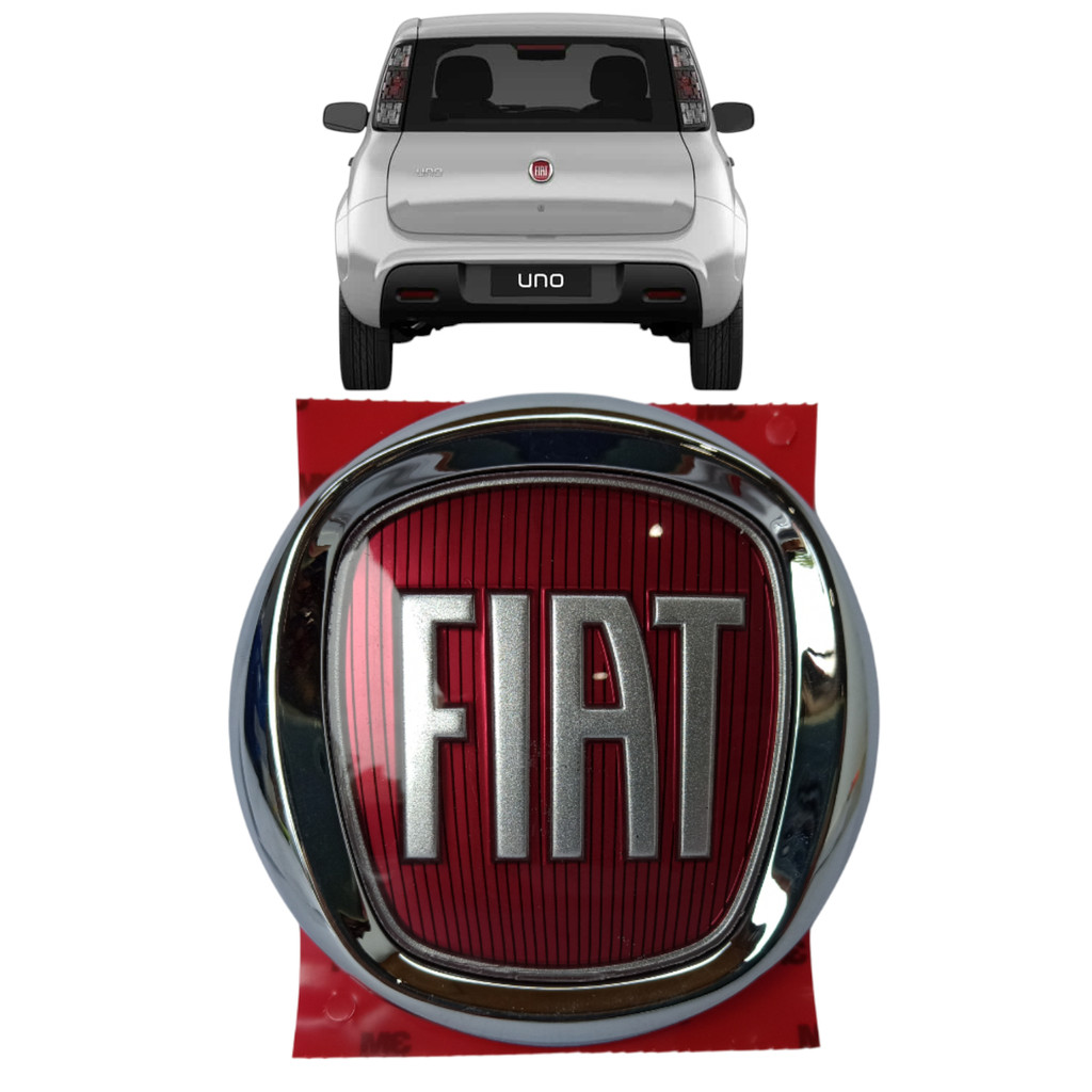 Emblema Tampa Traseira Original Fiat Linea 2009 a 2014 em Oferta na Shopee
