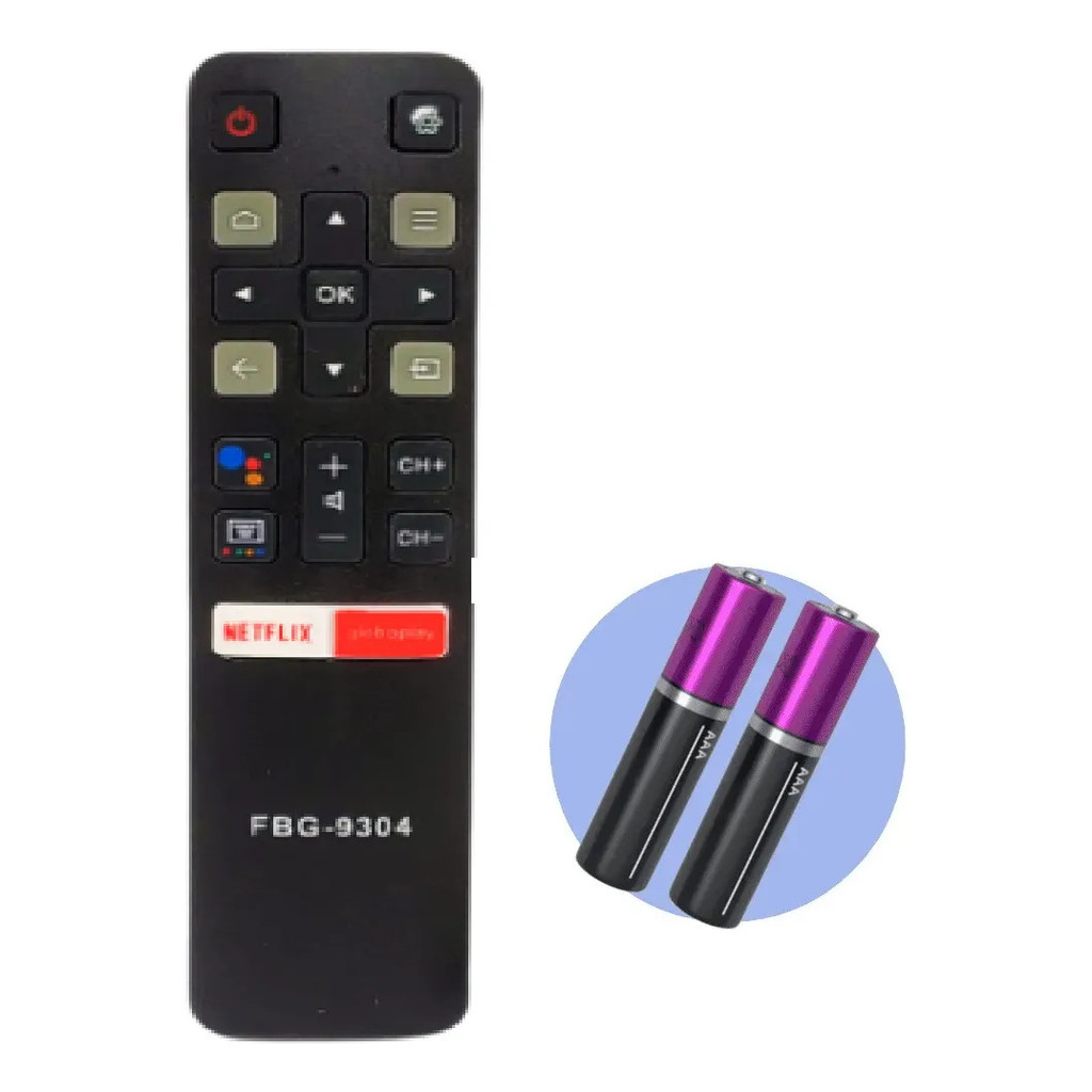 Controle Remoto Smart Compatível Com C/ Tcl Bluetooth,