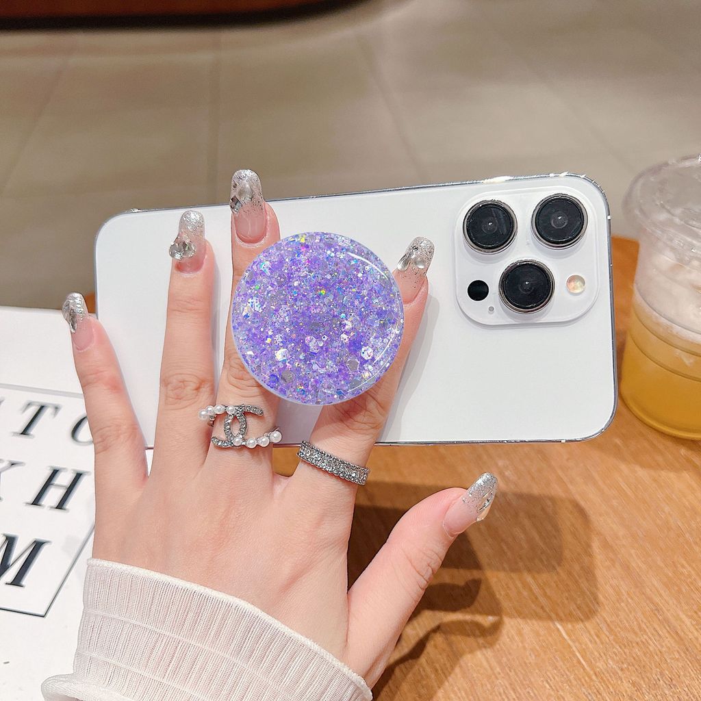 Achadinho! Grip de Celular com Glitter Barato Suporte Universal 3M