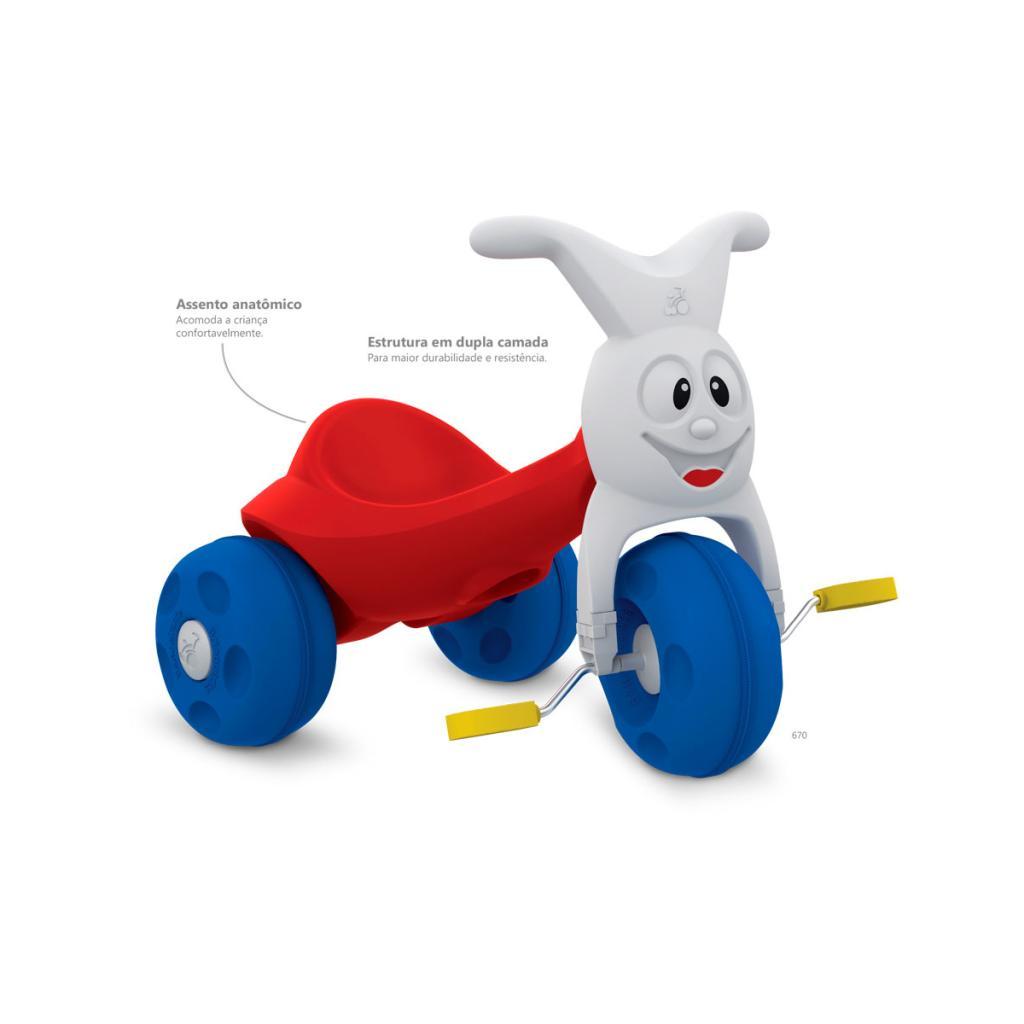 Triciclo Infantil Tico Tico Europa Bandeirante 670