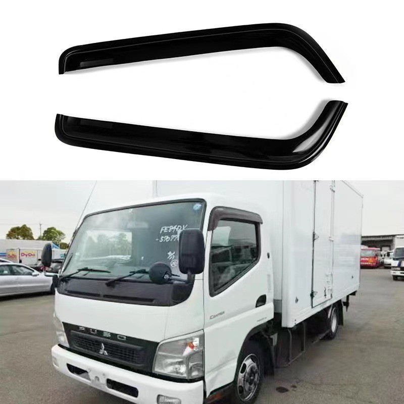 Adequado para 2010-2022Mitsubishi Fuso Canter Janela modificada Chuva Sobrancelha Chuva Engrenagem de chuva Estoque pron