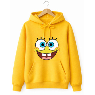 Moletom Canguru Estampada Personagem Festa Bob Esponja Fundo Do Mar Infantil E Adulto