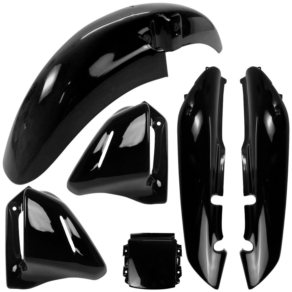Kit Carenagem Peças Plásticas 3 Peças Moto Cbx 200 Strada 1994 1995 1996 1997 1998 1999 2000 2001 2002