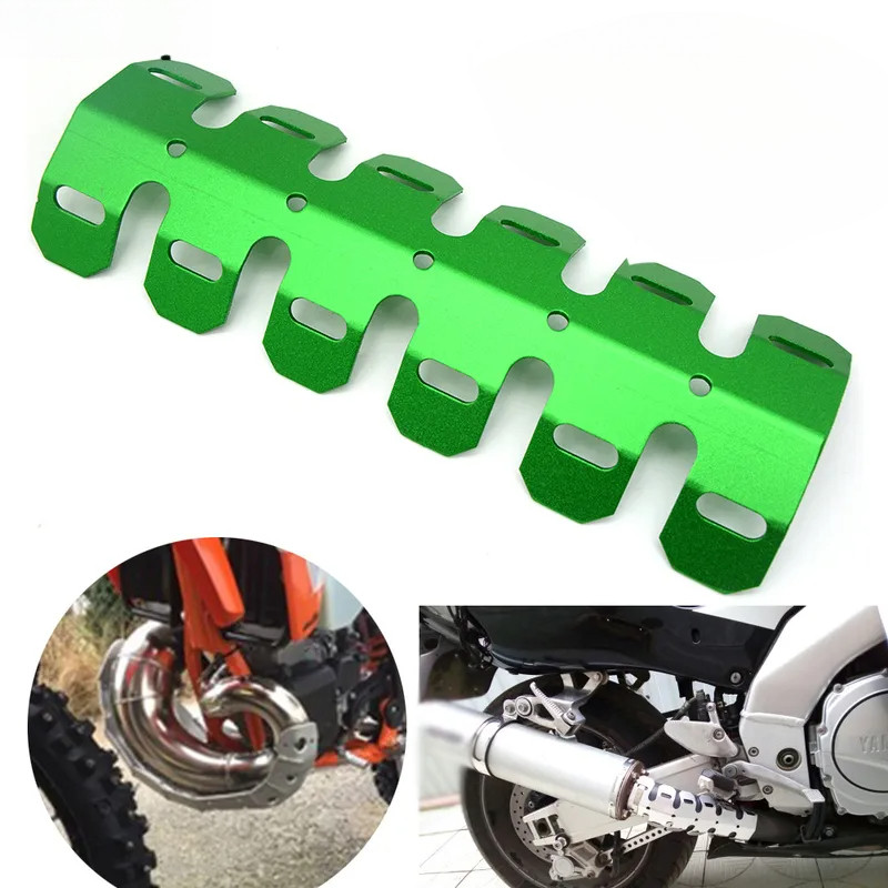 Silenciador De Escapamento Off-road , Protetor Térmico Para Kawasaki KX KLX KFX KDX 65 80 85 125 250 250F 450F 450R 150S